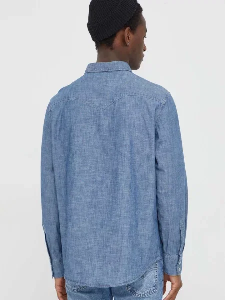 Levi's koszula regular z kołnierzykiem klasycznym niebieski