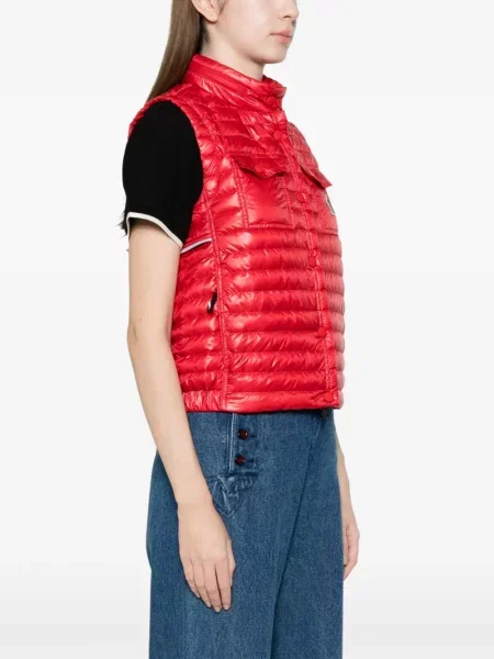 Vestă Moncler Grenoble fără mâneci roșu