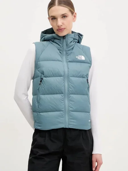 Пухен спортен елек The North Face Hyalite зимен модел синьо