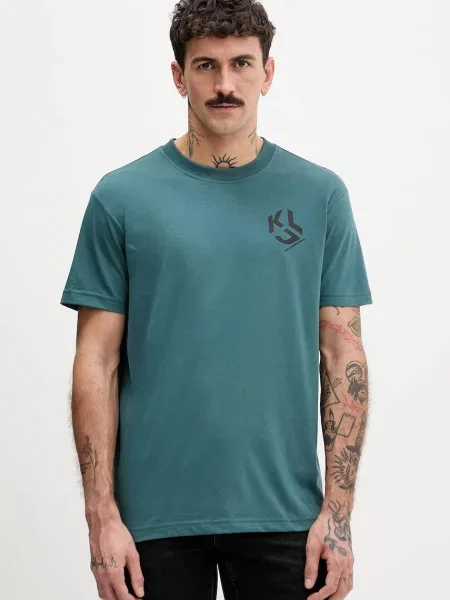 Karl Lagerfeld Jeans t-shirt ανδρικό με πράσινο
