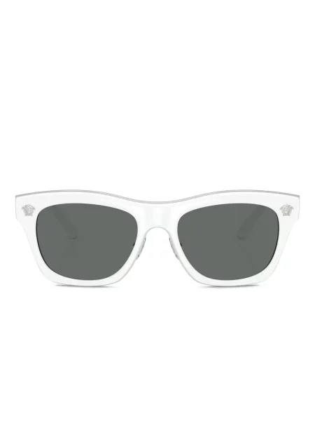 Квадратни слънчеви очила Versace Eyewear бяло