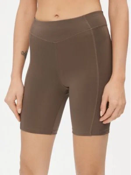Reebok Спортни шорти Yoga Performance Tight Fit зелен