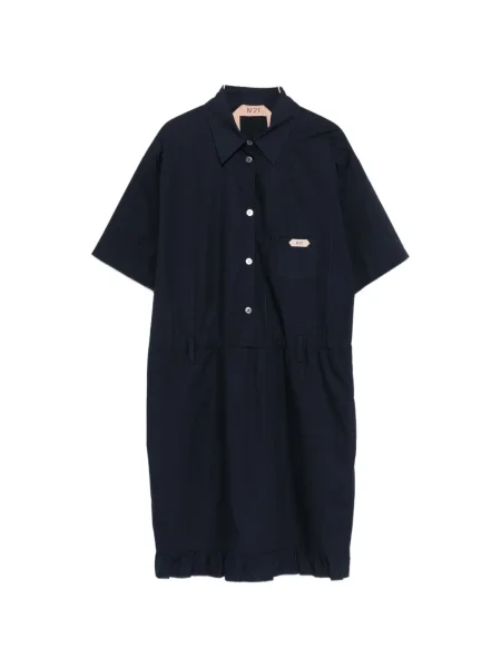 Rochie mini N°21 scurtă de costum albastru