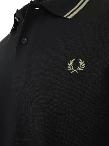 Tricou polo Fred Perry cu broderie albastru