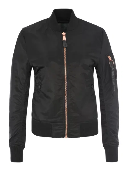 ALPHA INDUSTRIES Prehodna jakna bronasta črna