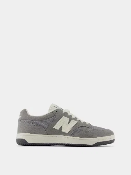 Кеди низькі New Balance шкіра/текстиль сірий