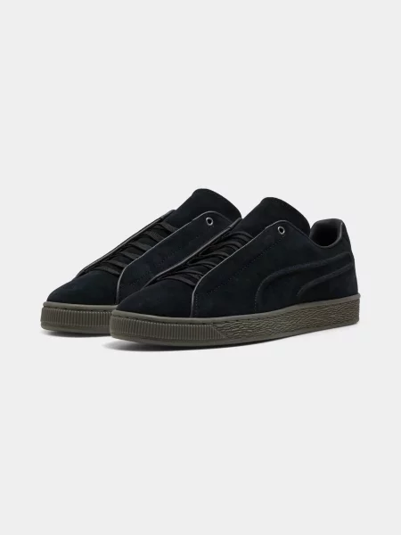 Замшевые кеды Puma черные