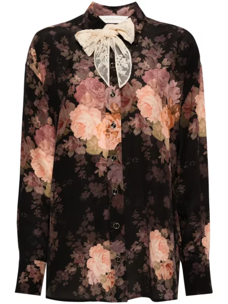 Cămașă Zimmermann din dantelă negru