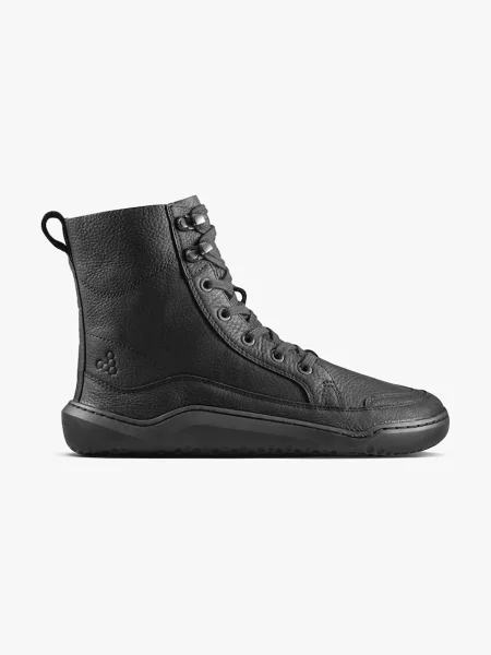 Vivobarefoot bokacsizma női bőr GOBI BOOT fekete
