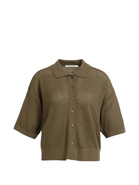 Cardigan Yaya tricotate maro
