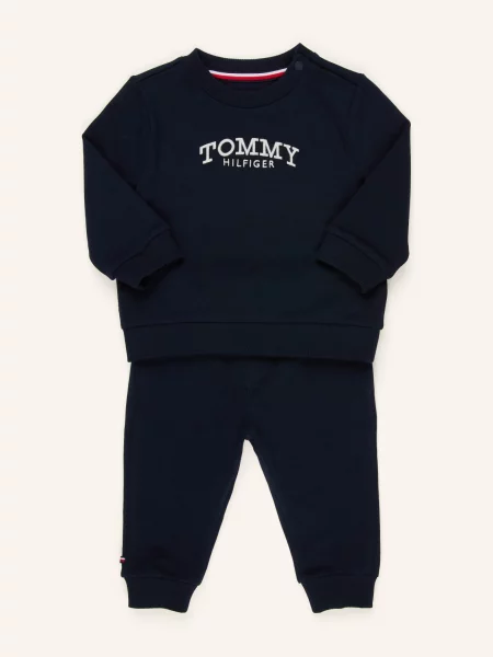 Tommy Hilfiger Zestaw: Bluza I Spodnie Dresowe blau granatowe