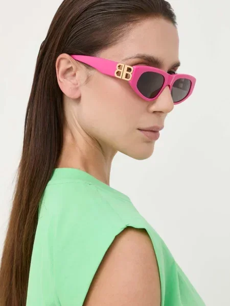 Balenciaga ochelari de soare roz