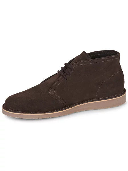Pantofi Fred Perry din piele de căprioară maro