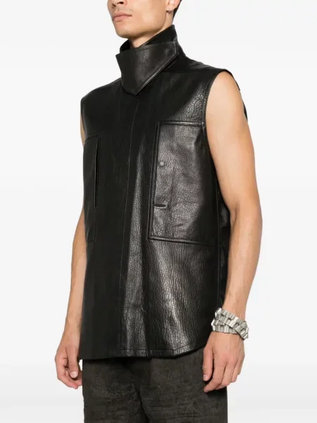 Geanta de piele Rick Owens negru