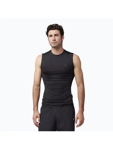 Tricou de ciclism pentru bărbați Fox Racing Tecbase black negru