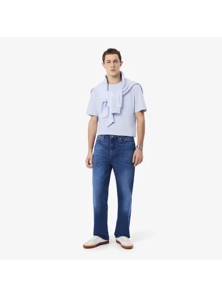 Футболка Lacoste голубая