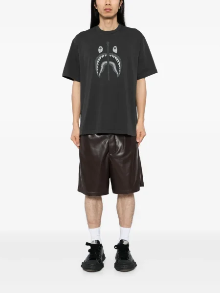 Tricou A Bathing Ape® cu imagine negru