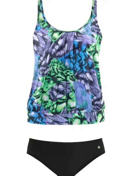 LASCANA Costum de baie Tankini albastru