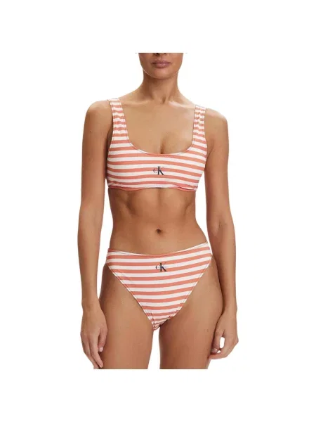 Bikini Calvin Klein Jeans portocaliu