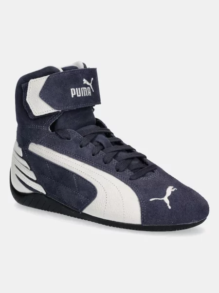 Puma sneakersy zamszowe Speedcat Mid granatowy