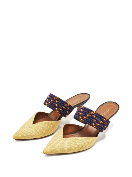 Papuci tip mules Malone Souliers galben