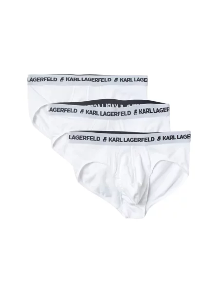 Zestaw majtek Karl Lagerfeld z logo biały