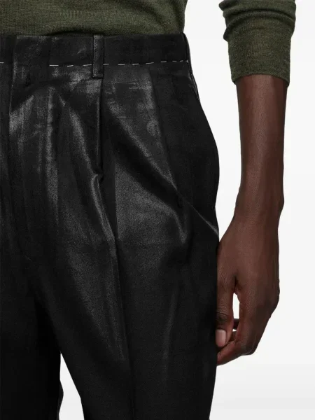 Pantaloni Maison Margiela plisate negru