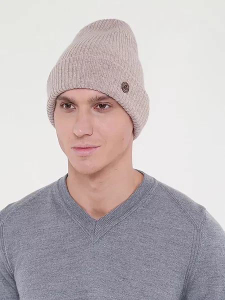 Шапка Luckylook бежевая