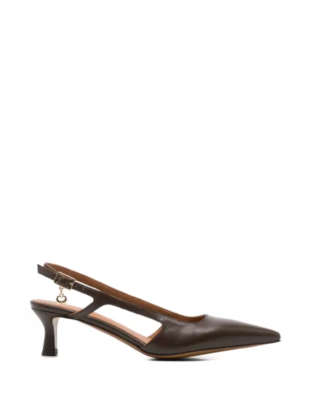 Pantofi cu toc Maje slingback maro