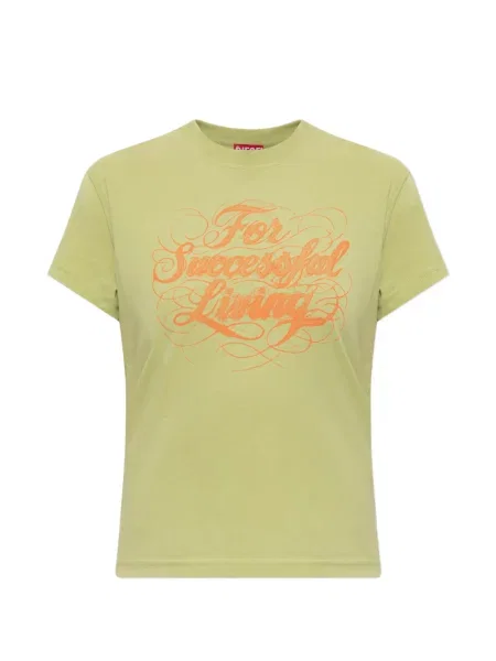 Tricou Diesel cu imagine verde