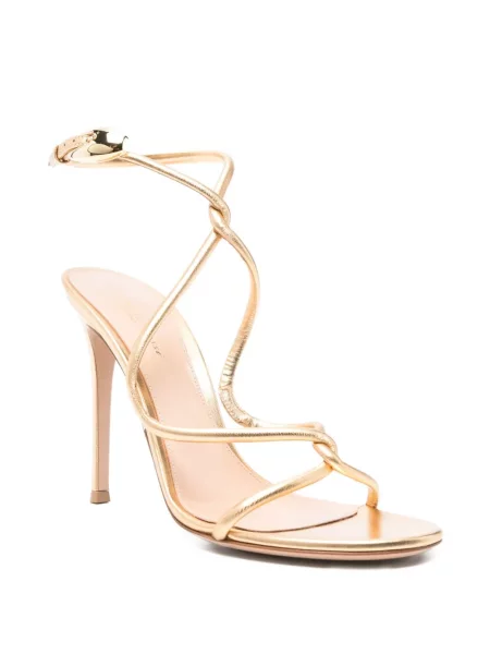 Sandale Gianvito Rossi din piele auriu