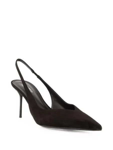 Pantofi cu toc Paris Texas slingback negru