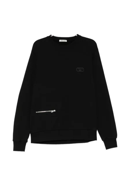 Hanorac cu fermoar Undercover cu broderie negru