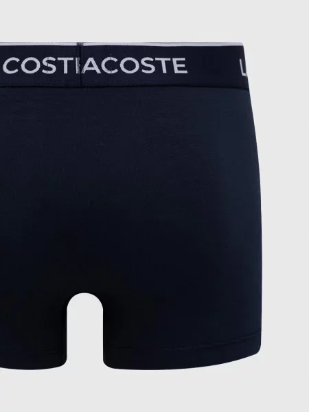 Lacoste boxeralsó 3 db sötétkék férfi fekete