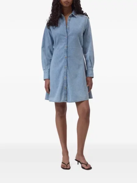 Rochie din denim Closed albastru