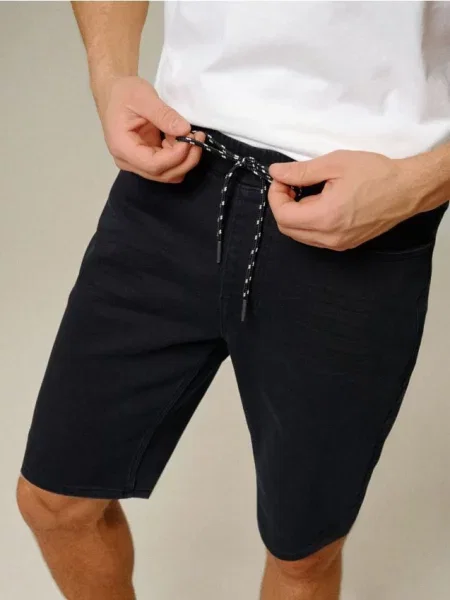 Sinsay Džínové kraťasy černá