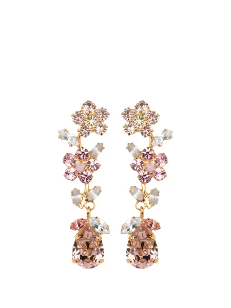 Cercei Jennifer Behr cu model floral