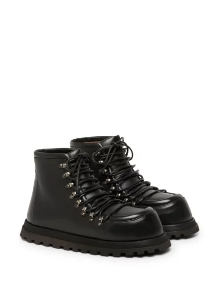 Botine Marsell din piele chunky negru