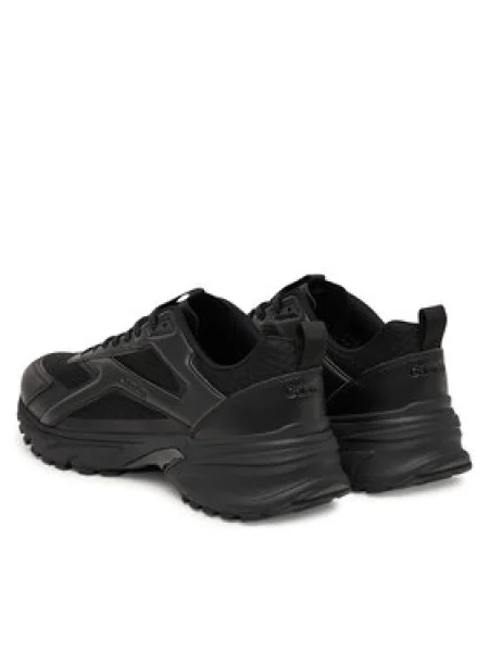 Calvin Klein Sneakersy Hike Runner Laceup Strip M-Lt čierna