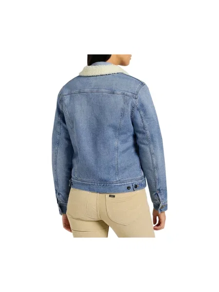 Kurtka Lee Sherpa Rider Jacket Blue Voyage XS niebieska