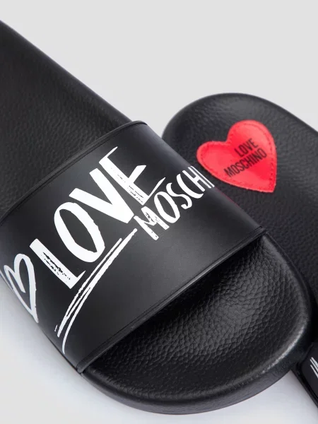 Шлепанцы Moschino черные