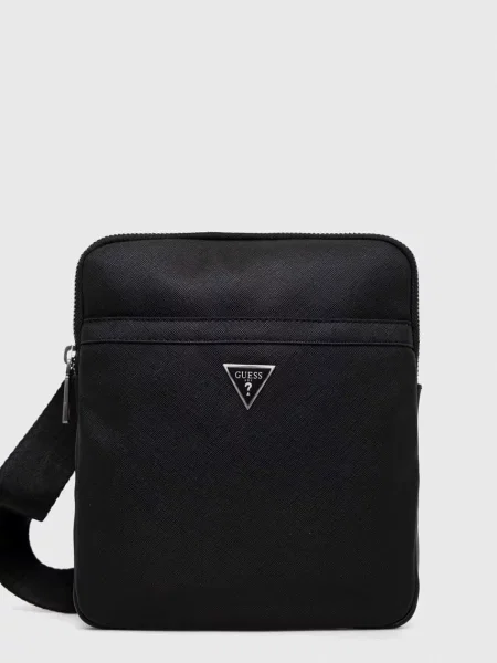 Geantă crossover Guess negru