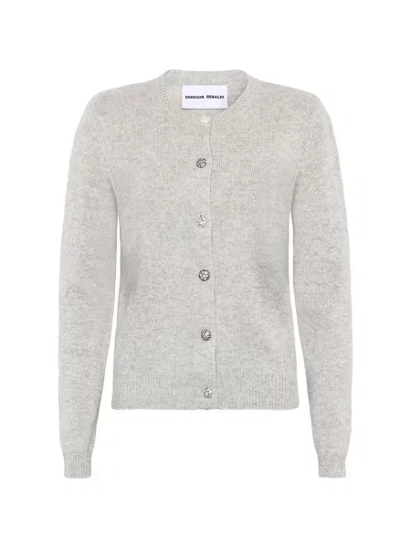 Cardigan Emerson Renaldi tricotate gri