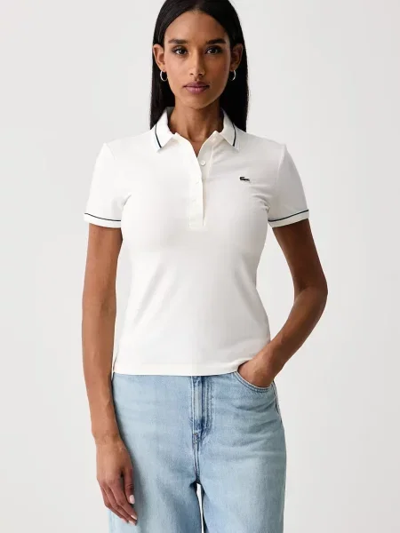 Tricou polo Lacoste bej