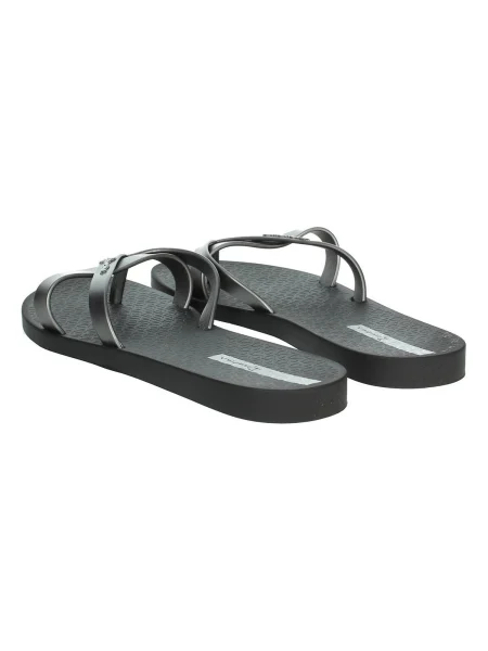 Női flip-flop papucsok Ipanema Kirei black/silver. Méret: 37 EU fekete