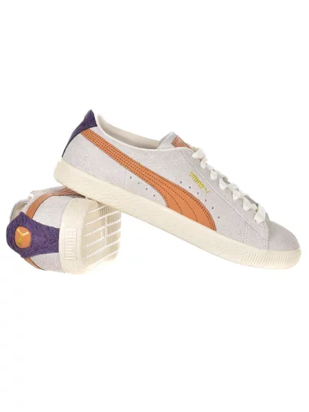 Pantofi Puma din piele de căprioară gri
