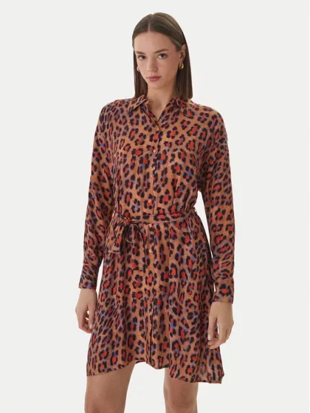 LOLA CASADEMUNT Srajčna obleka rjava