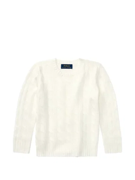 Sweter dziecięcy Polo Ralph Lauren biały