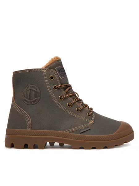 Palladium Ghete Pampa Zip Wl Pilot închis maro