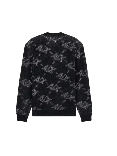 Sweter Armani Exchange czarny